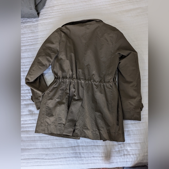 Loft Olive Green trench coat - Picture 4 of 4